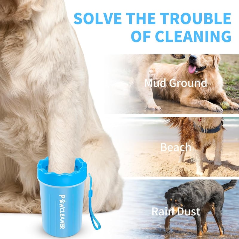 Paw Cleaner with Towels for Dogs and Cats - All Breeds