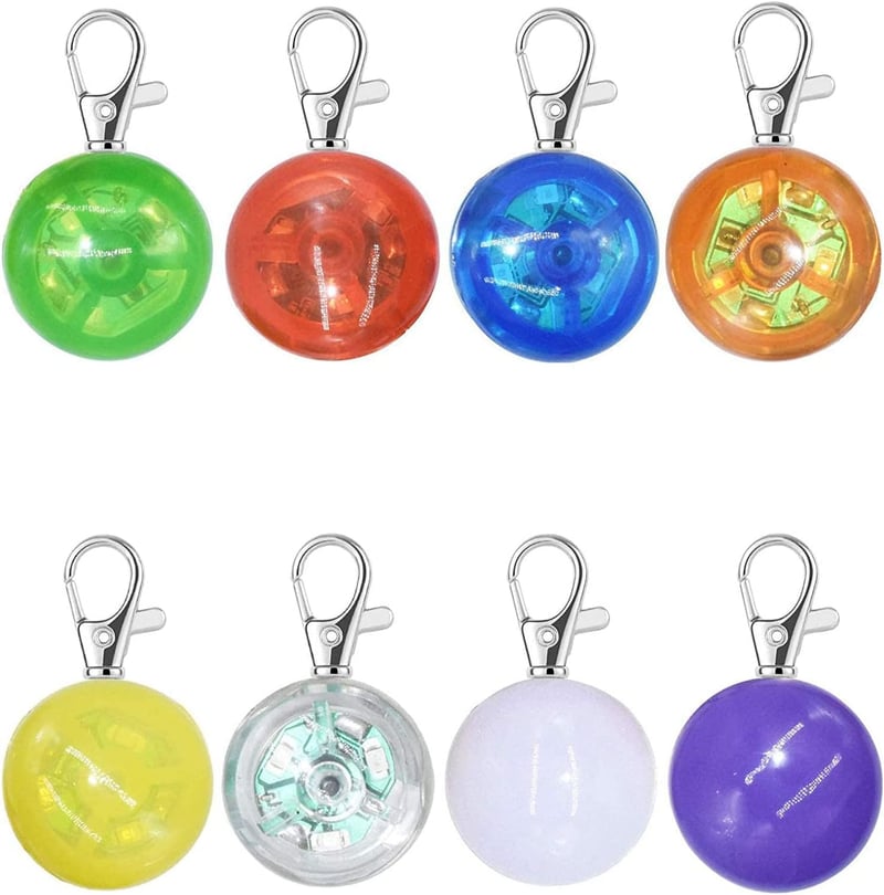 LED Dog Collar Lights – Waterproof Clip-On Safety Pack