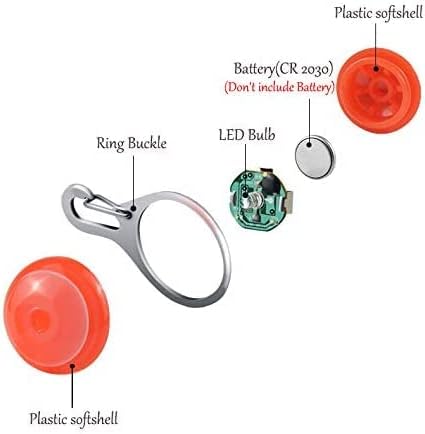 LED Dog Collar Lights – Waterproof Clip-On Safety Pack
