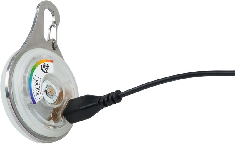 Rechargeable LED Collar Light with Color-Changing Clip
