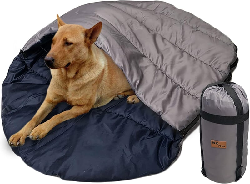 Dog Sleeping Bag - Large Waterproof & Packable Camping Bed