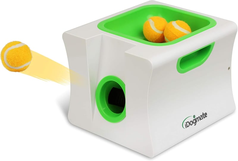 Automatic Ball Launcher with 3 Balls for Small Dogs