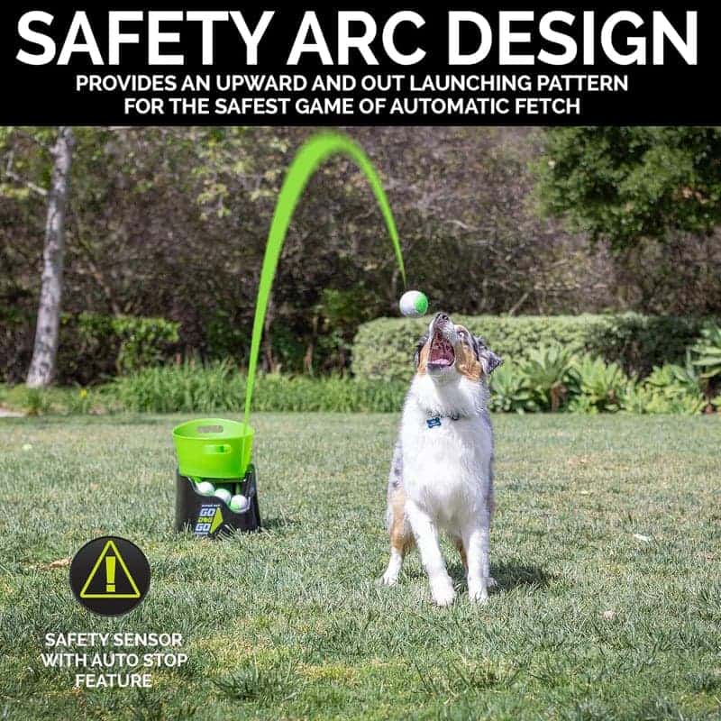 Dog Ball Launcher with 5 Balls