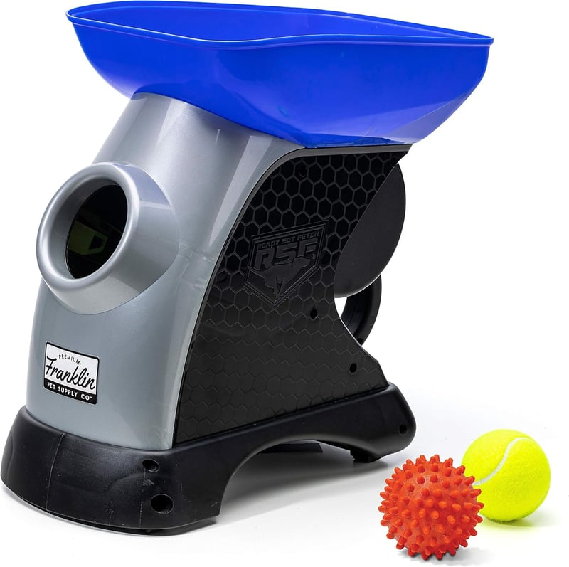 Automatic Tennis Ball Launcher for Dogs, 40-Foot Range