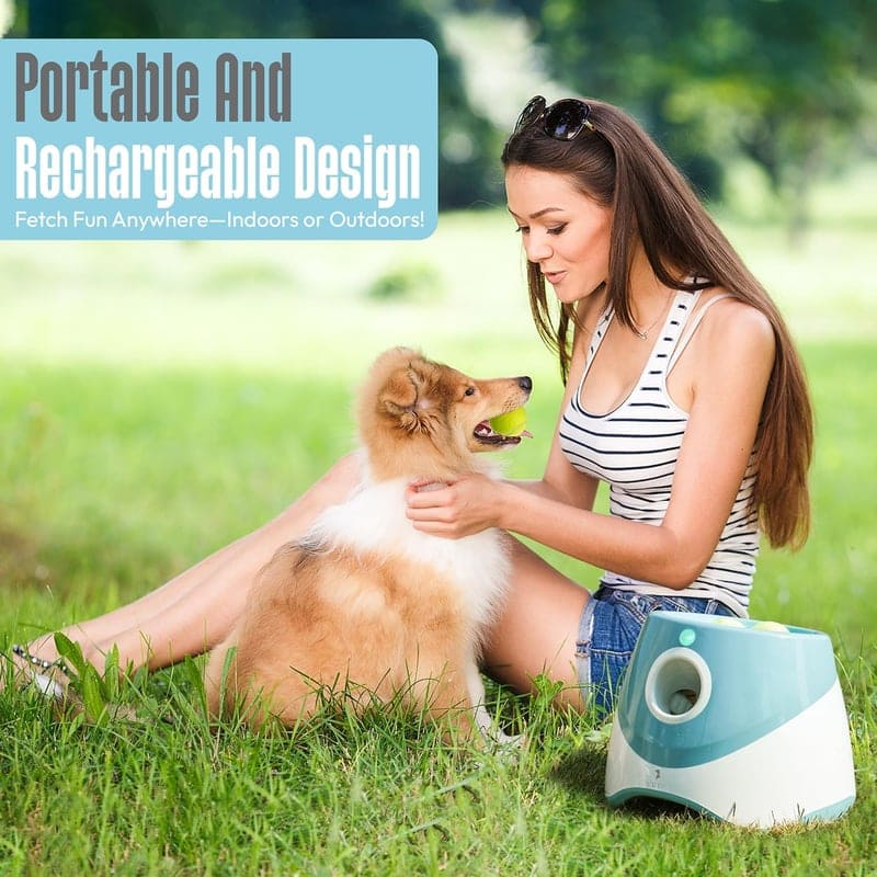 Automatic Dog Ball Launcher for Small & Medium Breeds