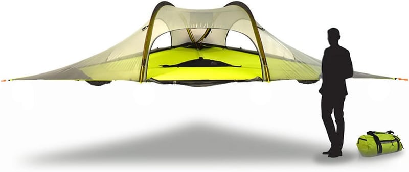 3-Person Camping Tree Tent Hammock Shelter, Portable Design