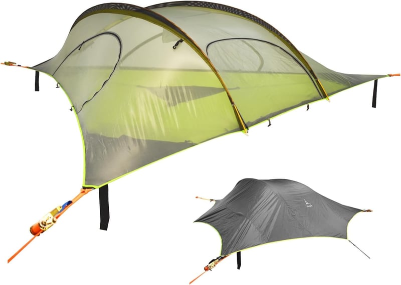 3-Person Camping Tree Tent Hammock Shelter, Portable Design