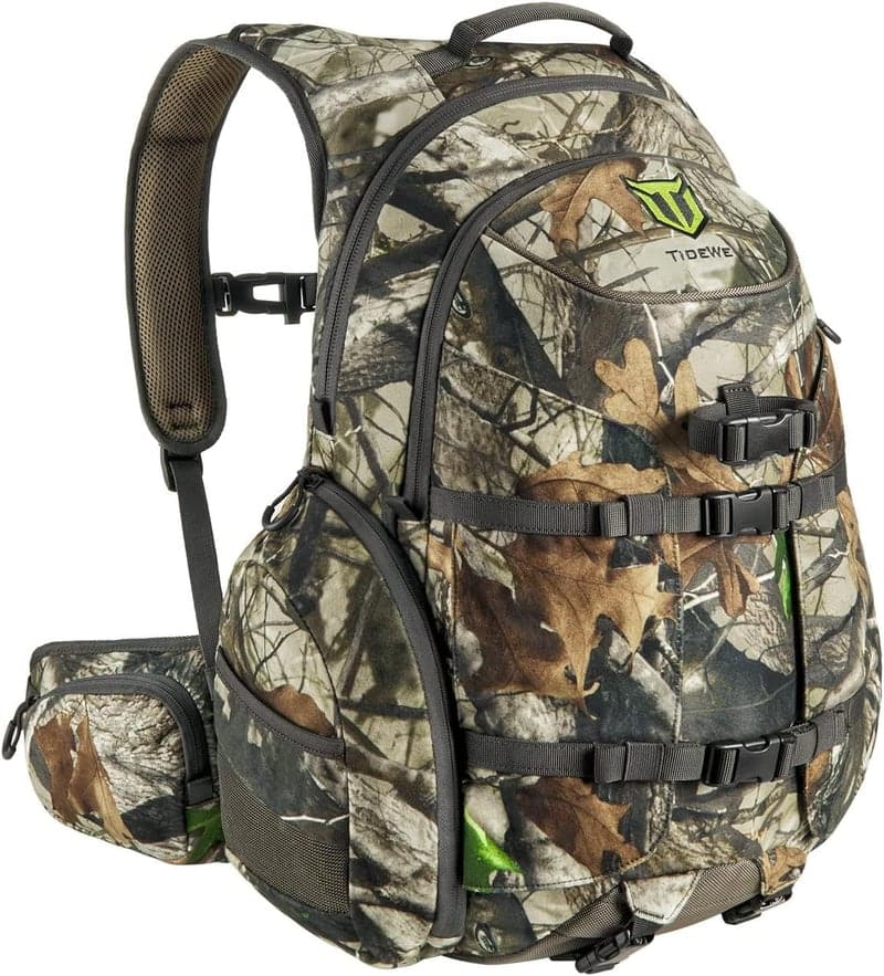 Waterproof Hunting Backpack with Camo Design and Rain Cover