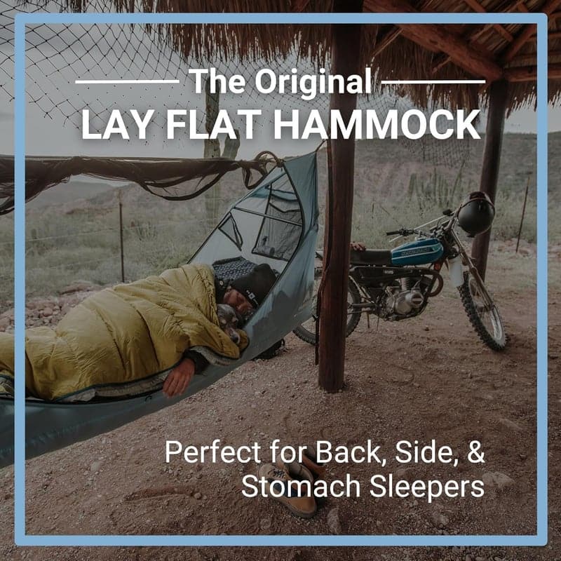 Camping Hammock Tent with Net and Rainfly