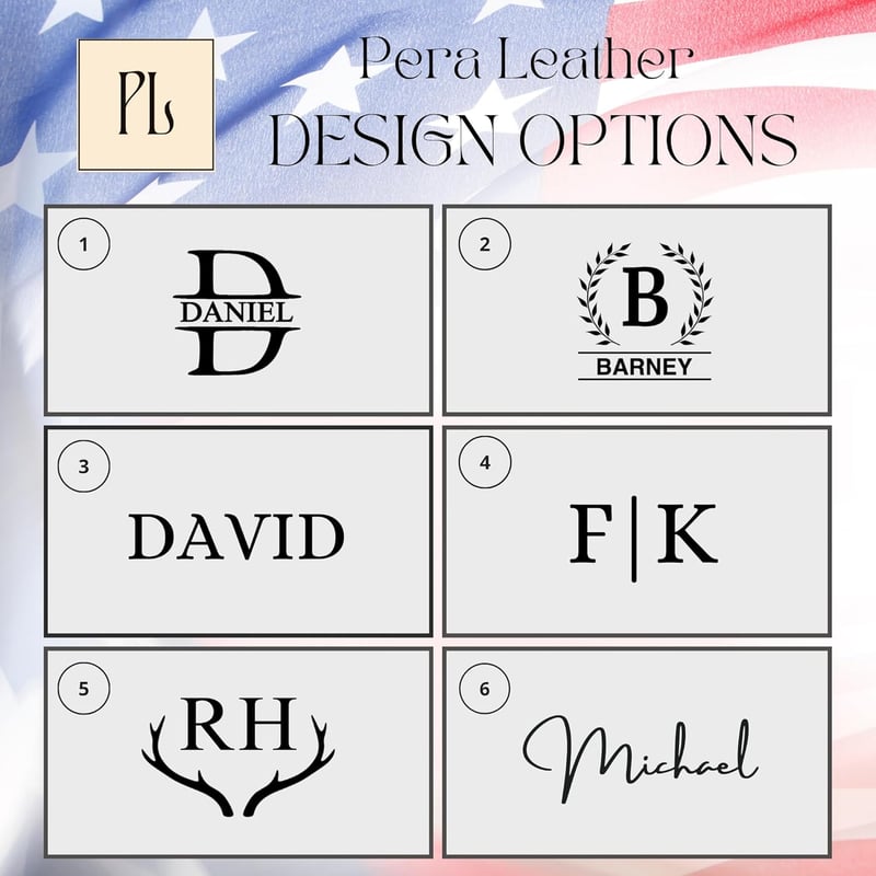 Father's Day Leather Wallet - Personalized Engraving for Men