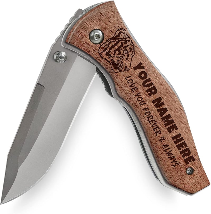 Personalized Engraved Pocket Knife for Men