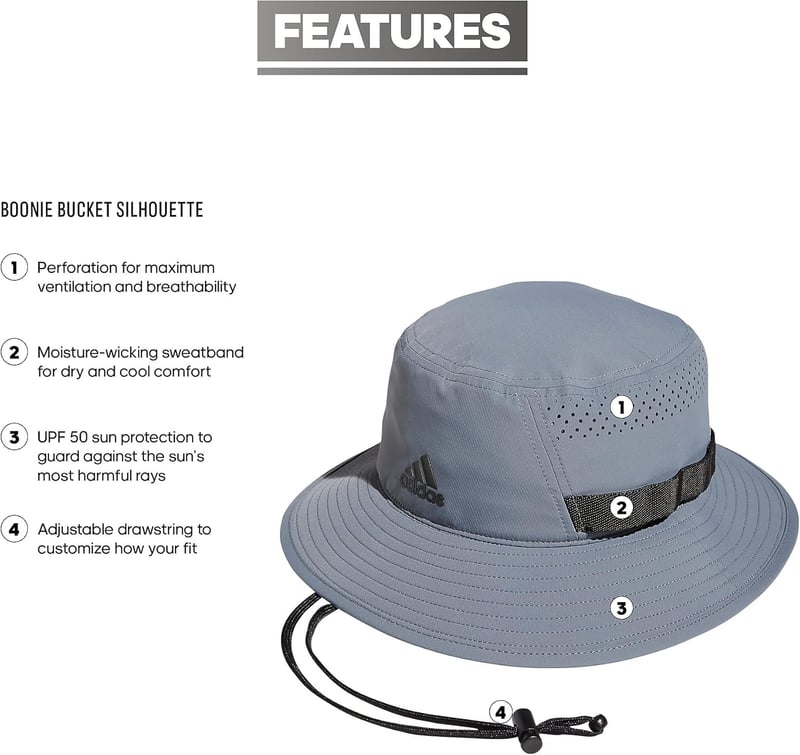 Men's Sun Protection Bucket Hat – Wide Brim Outdoor Style
