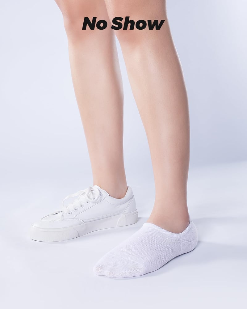 No Show Ankle Socks - Unisex Anti-slip Athletic