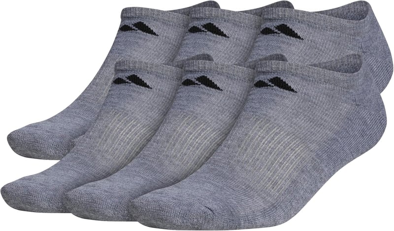 Men's Athletic No Show Socks, Cushioned, 6-Pack