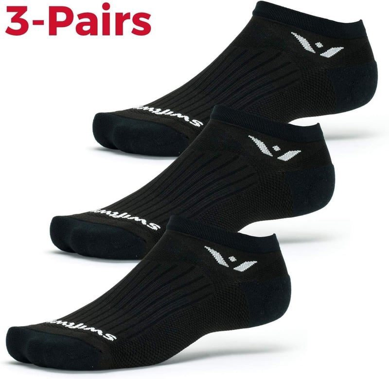 Performance Cushioned No-Show Socks - 3 Pairs