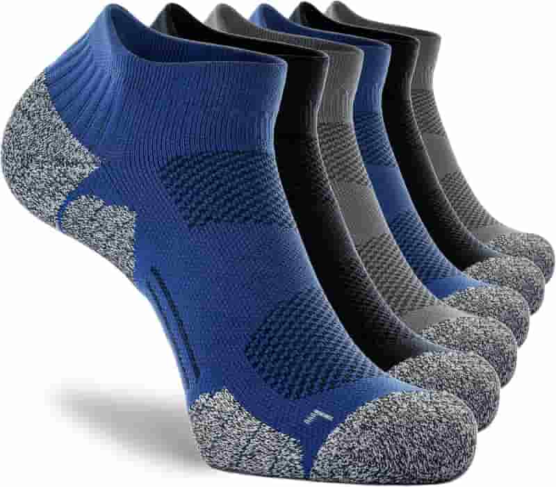 Unisex Cushioned Compression Ankle Socks Multipack