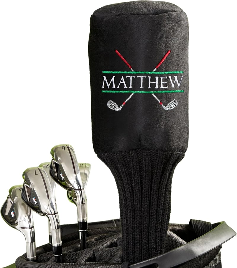 Personalized Golf Club Cover - Embroidered Gift for Golfers