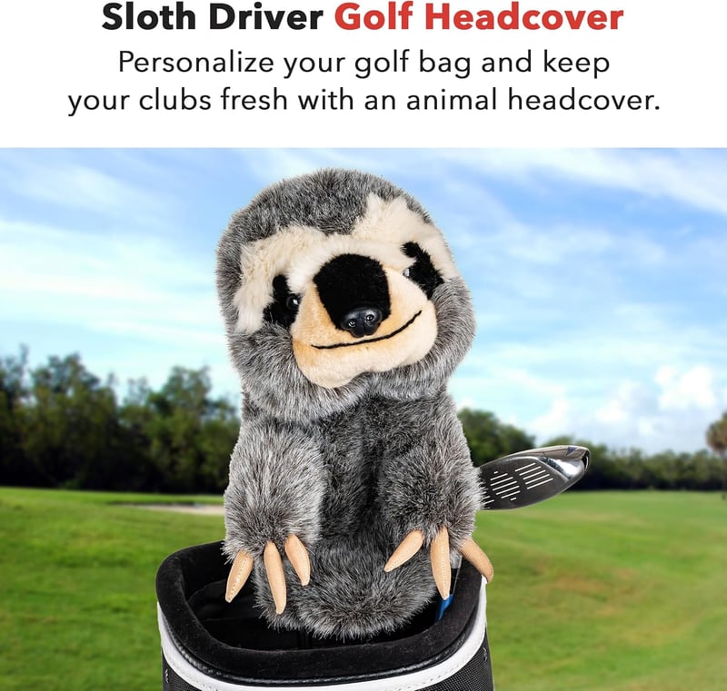 Sloth Golf Driver Headcover – Funny, Stylish Club Protection