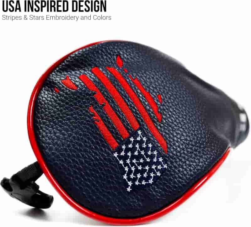 Golf Club Head Covers - Premium Leather for Woods