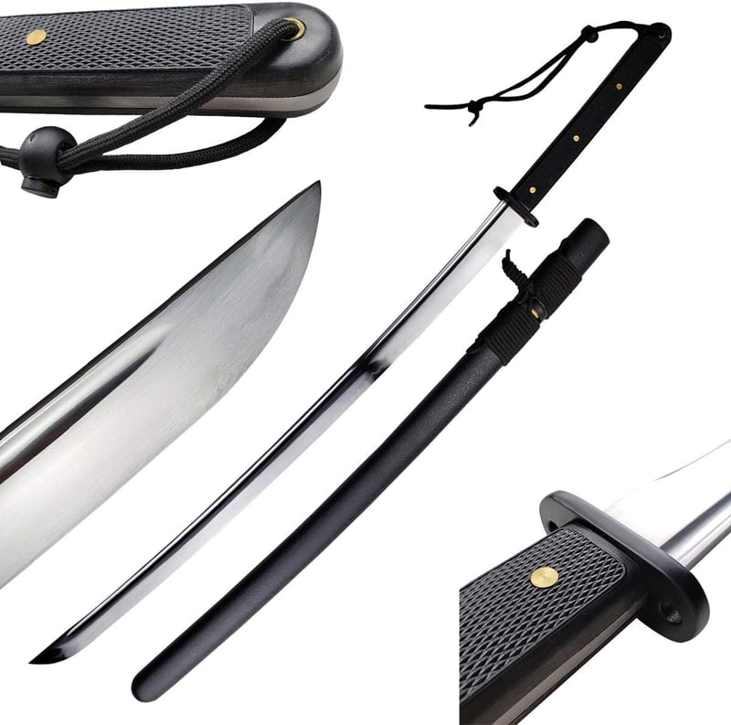 Tactical Katana - 1060 Carbon Steel Samurai Sword
