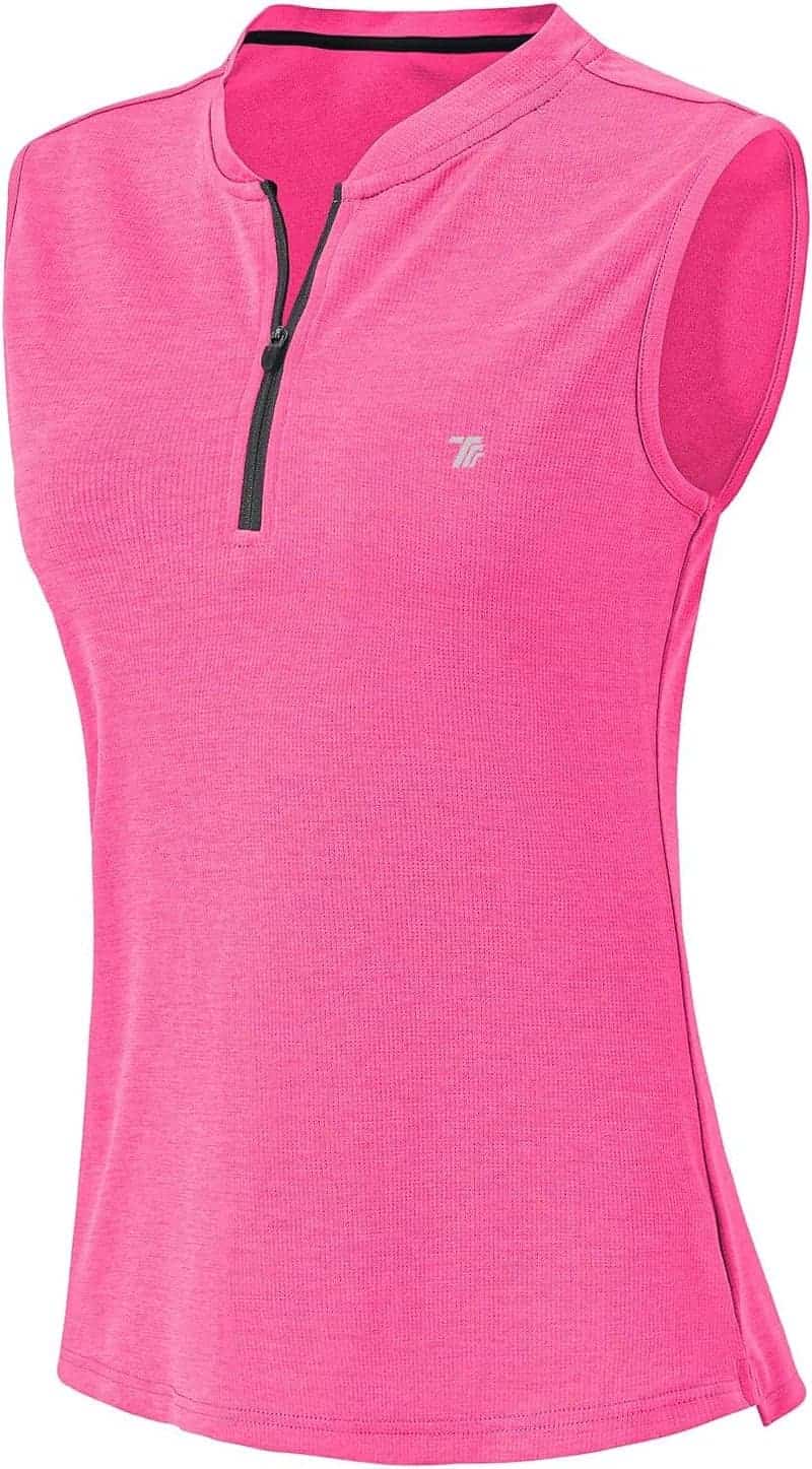 Women's Sleeveless Golf Polo Shirt, UPF 50+, Quick Dry