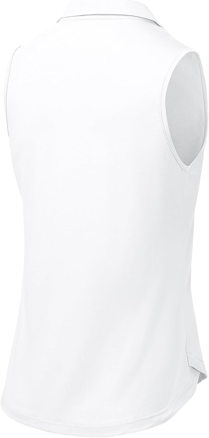 Women's Sleeveless Golf Polo Shirt - Quick Dry UPF 50+