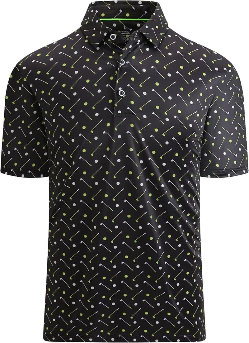 Men's Quick-Dry Golf Polo Shirt – Moisture-Wicking Performance