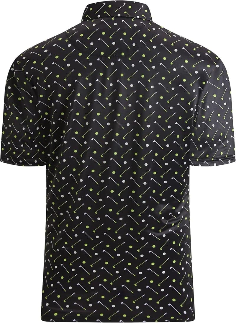 Men's Quick-Dry Golf Polo Shirt – Moisture-Wicking Performance