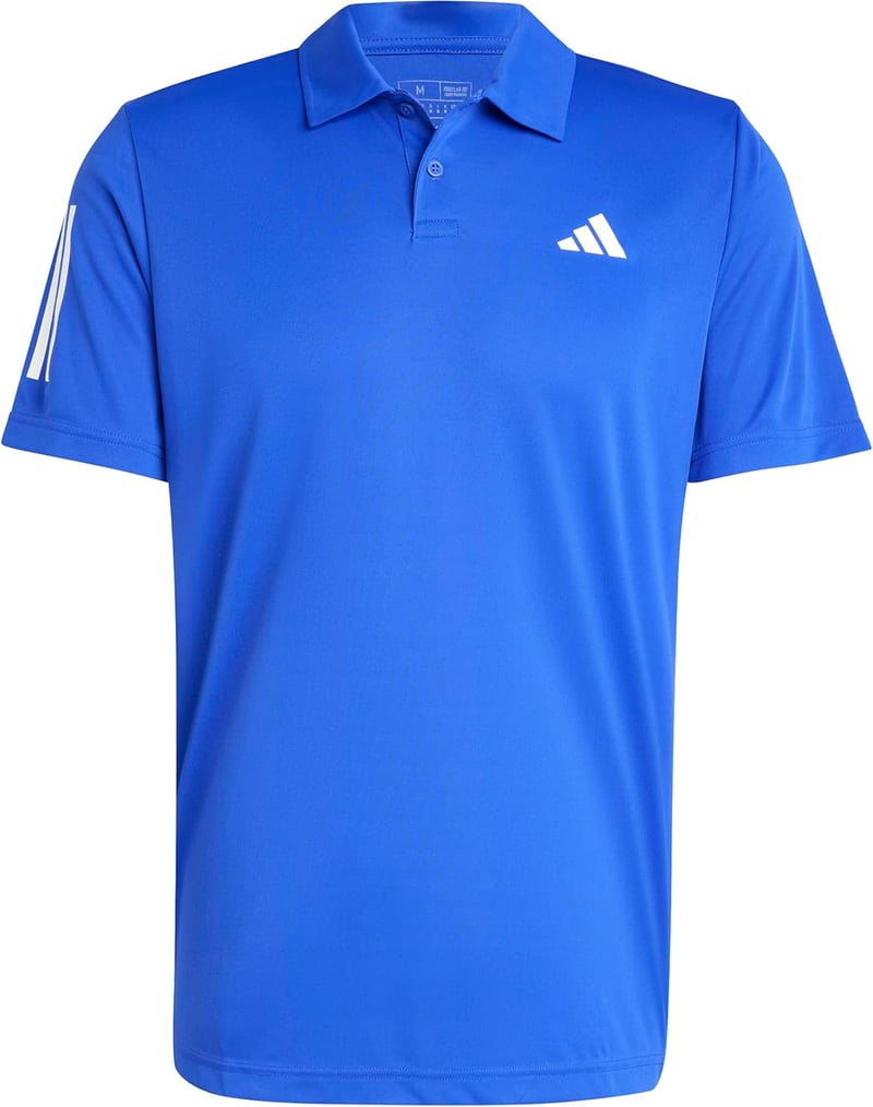Men's Club Tennis Polo Shirt with 3-Stripes by Adidas