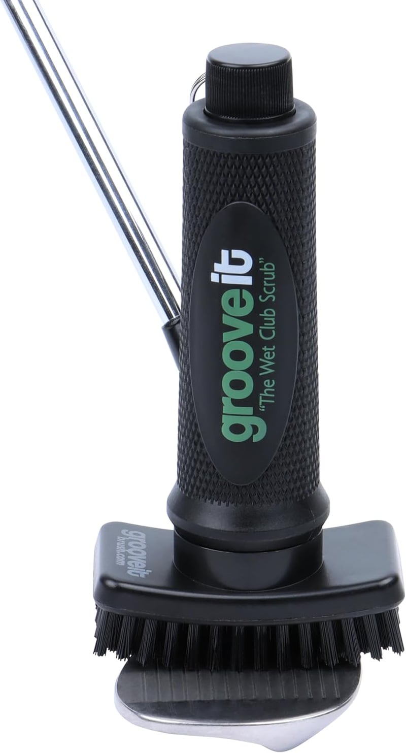 Golf Club Cleaning Brush with Water Pump & Nylon Bristles