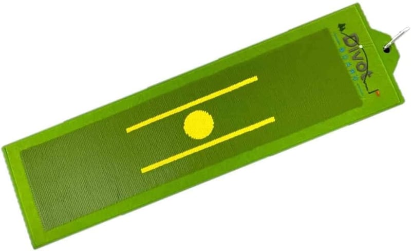 Golf Swing Path Trainer with Instant Feedback – Patented Divot Board