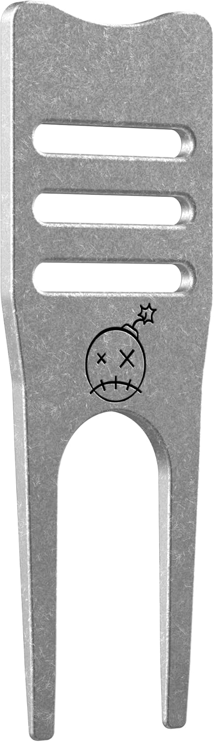 Titanium Golf Divot Tool & Ball Marker with Multi-Use Features
