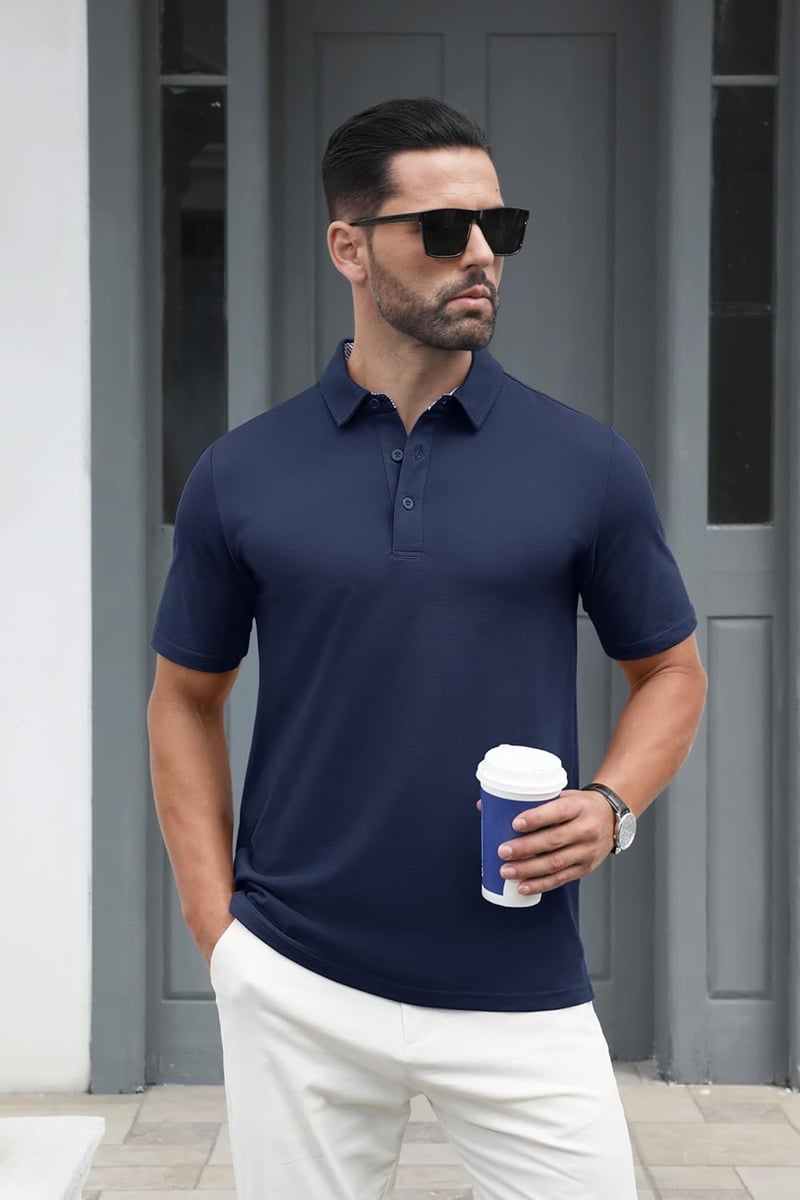 Men's Cotton Polo for Golf