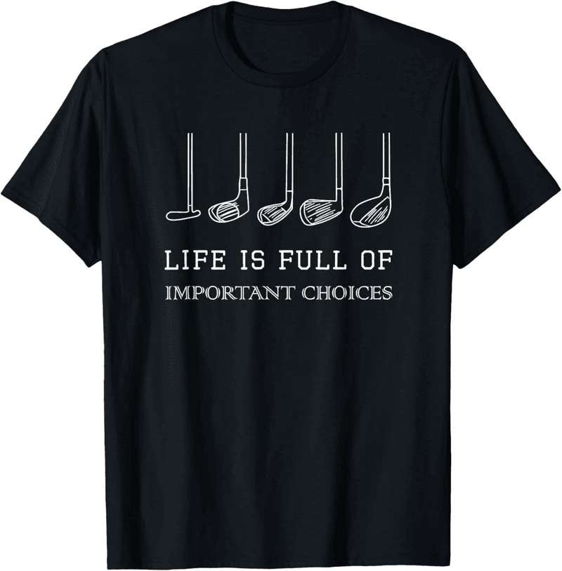 Golf Clubs Design T-Shirt