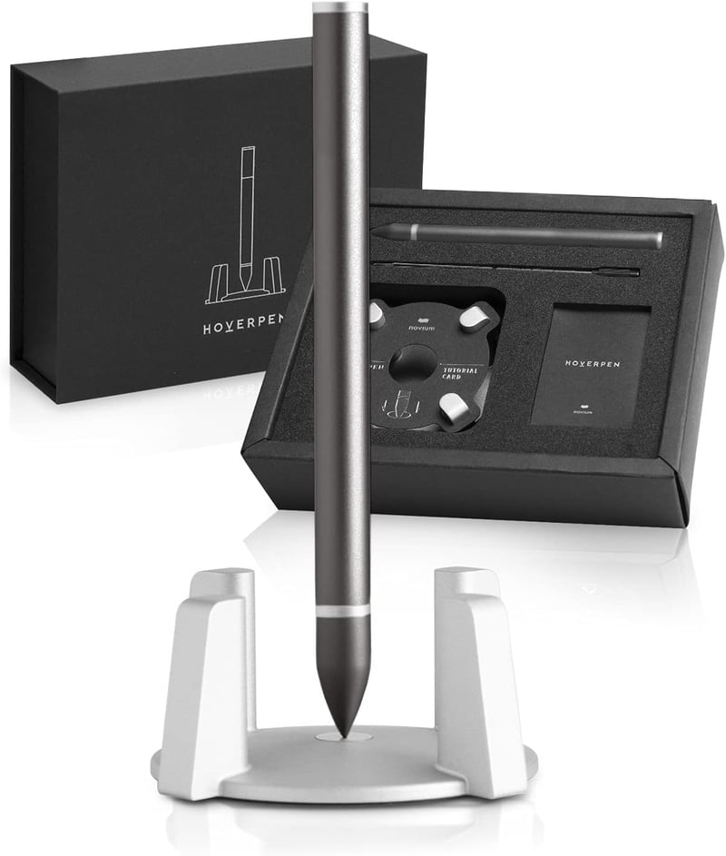 Luxury Hoverpen – Vertical Metal Ballpoint Pen with Ink Refill