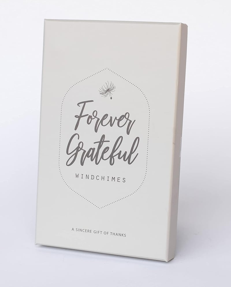 Engraved Thank You Wind Chime – Gratitude Gift for Anyone
