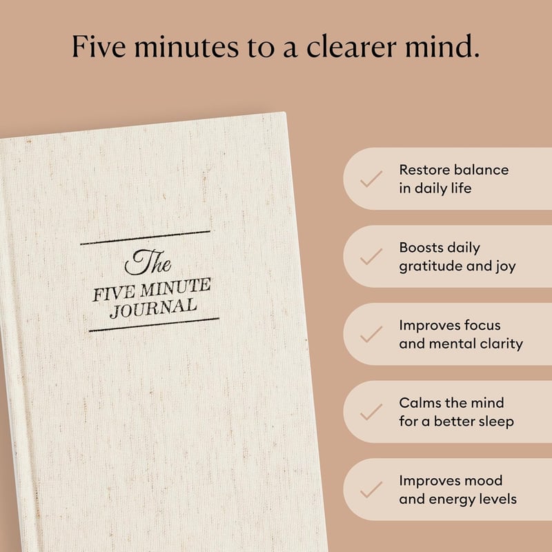 Daily Gratitude Journal for Mindfulness & Reflection - Undated Planner