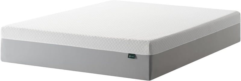 12-Inch Green Tea Memory Foam Mattress, Queen, Fiberglass-Free