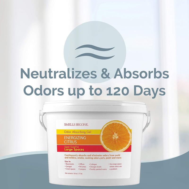 Industrial Citrus Odor Gel, 1 Gallon