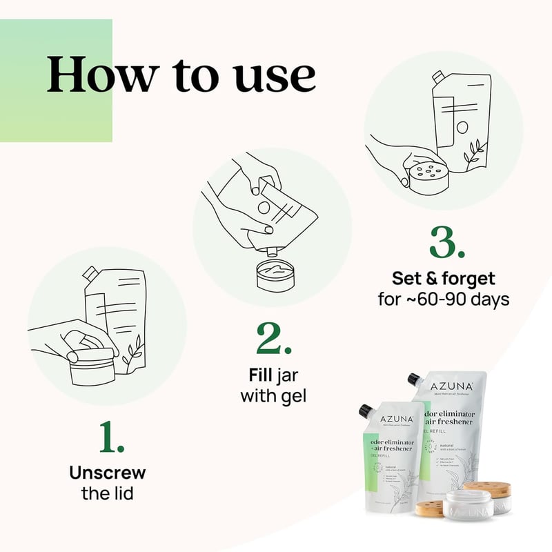 Air Freshener & Odor Eliminator Kit with Tea Tree Oil