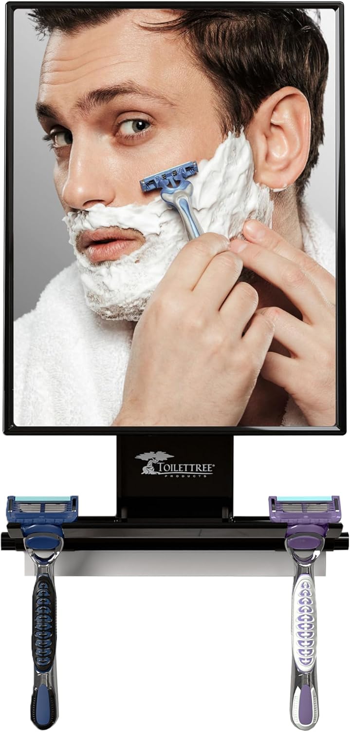 Fog-Free Shower Mirror for Shaving