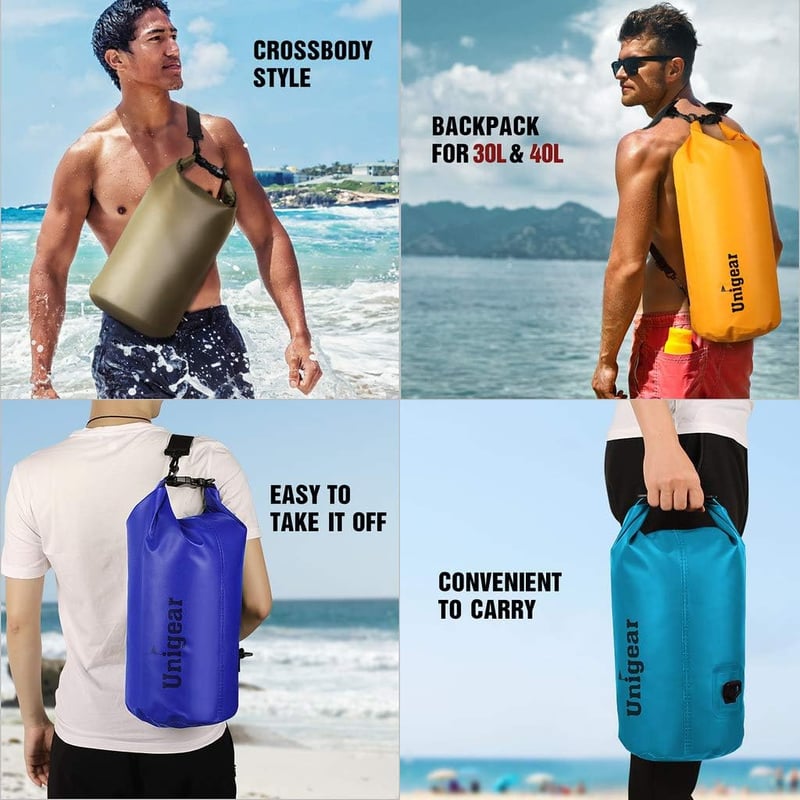 Waterproof Dry Bag with Phone Case for Outdoor Activities