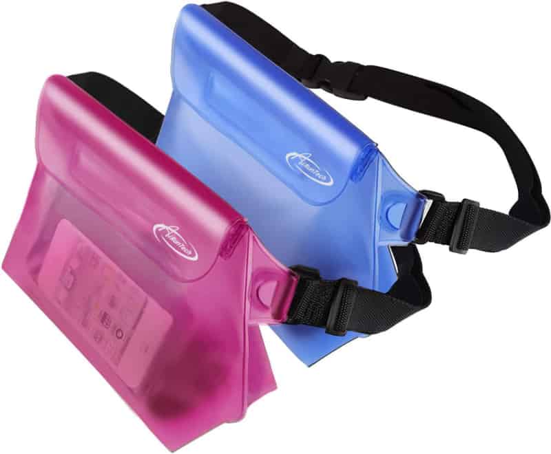 Waterproof Waist Pouch Set for Travel & Water Activities (2-Pack)