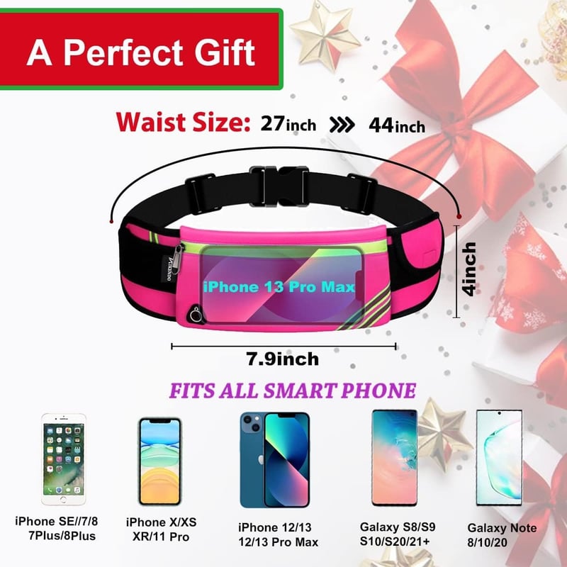Running Belt Fanny Pack for Women, Water-Resistant Waist Bag