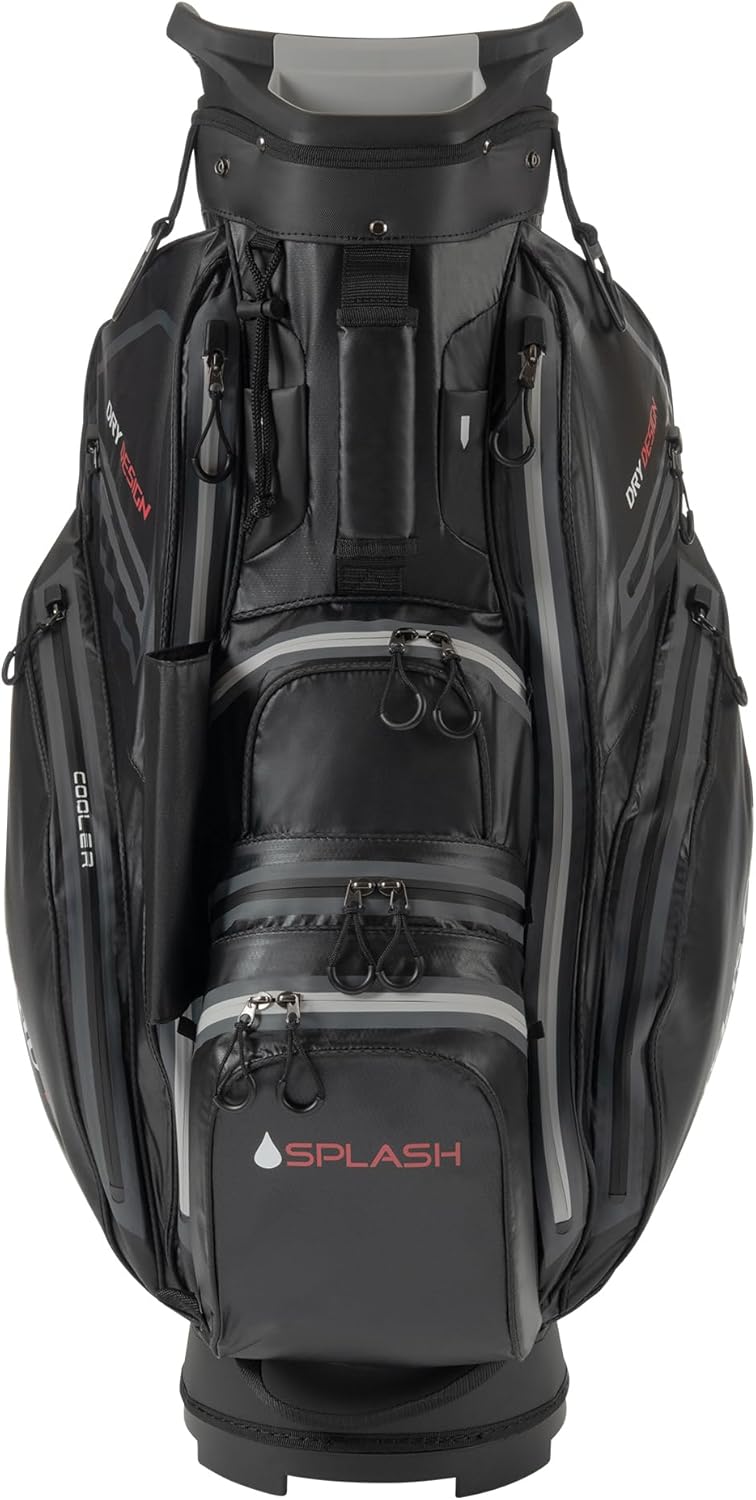 Waterproof Golf Cart Bag with 14-Way Divider and Rain Hood