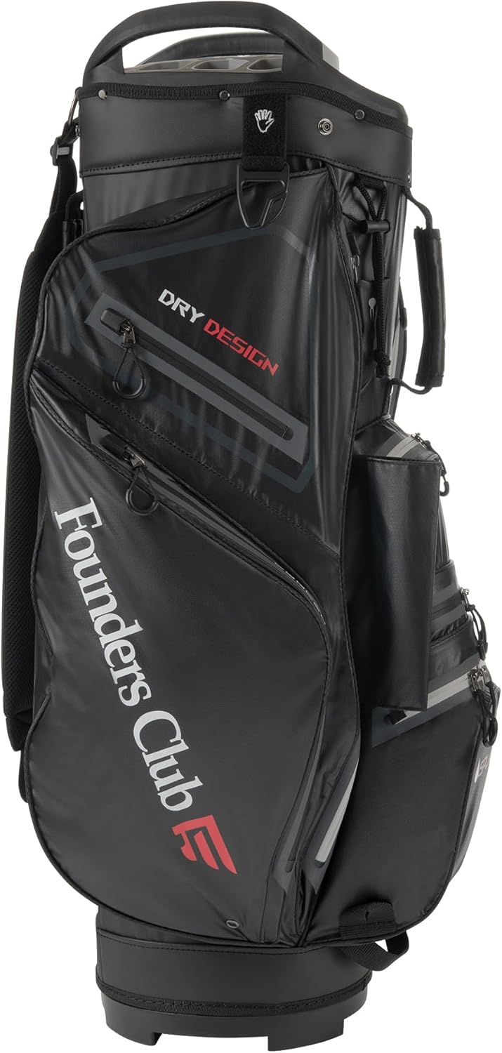 Waterproof Golf Cart Bag with Divider & Rain Hood