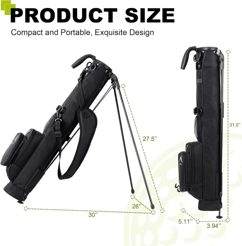 Golf Lightweight Stand Bag – Durable, Easy-to-Carry, 31.5