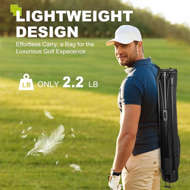 Golf Lightweight Stand Bag – Durable, Easy-to-Carry, 31.5