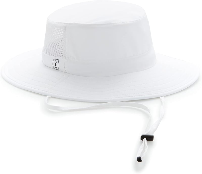 Golf Bucket Hat with Chin Strap