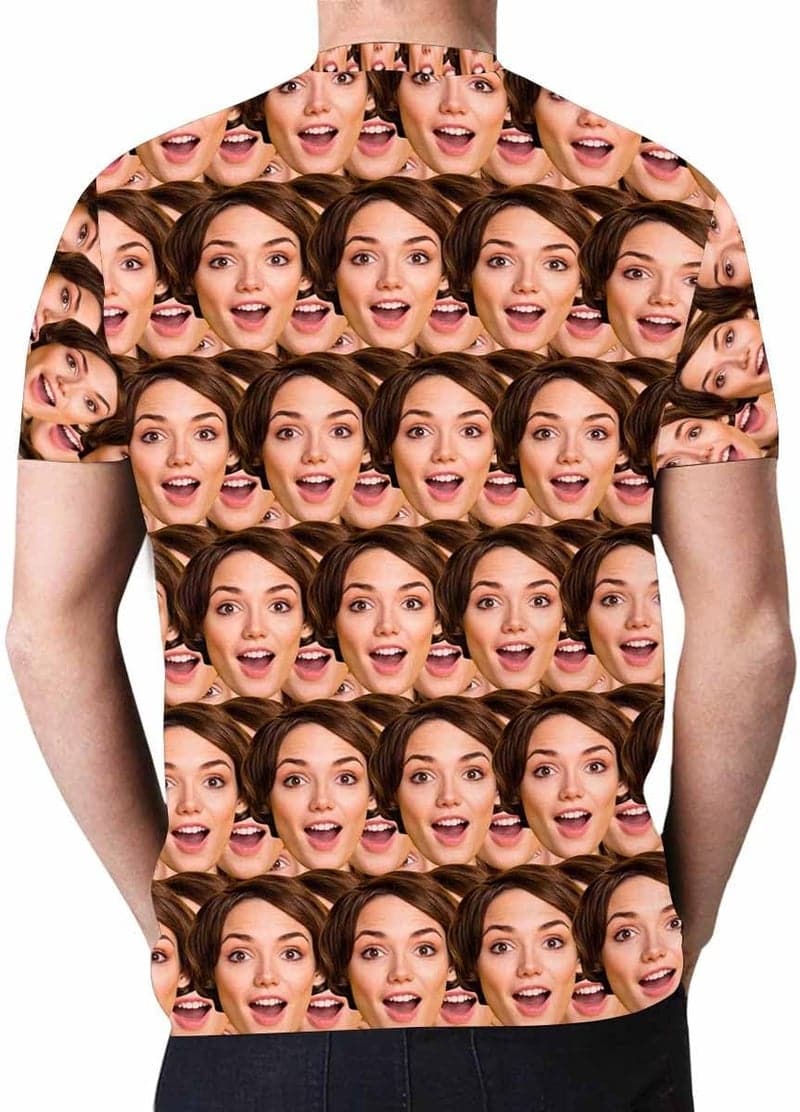 Personalized Photo T-Shirt for Men – Funny Custom Gift